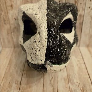 Custom painted Dino mask